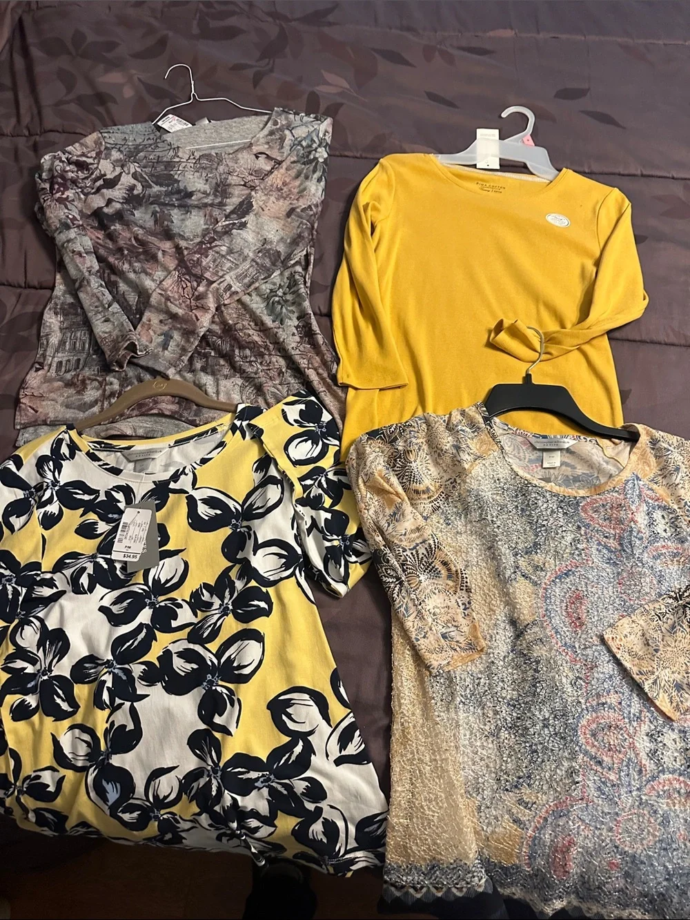 4 petite medium tops